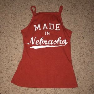 Nebraska crop top